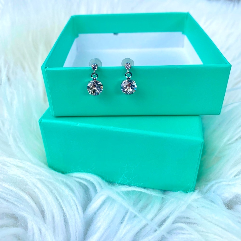 Swarovski Rhinestone Crystal Charm Earrings